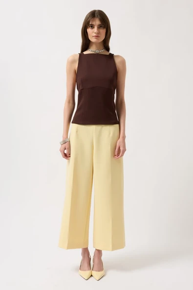 Sırt Kurdele Detay Bluz - Resim 2