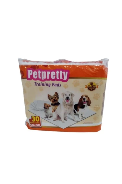 Pet Pretty Petpretty Köpek Naturel Tuvalet Eğitim Pedi 60x90 30'lu ürün görseli 1