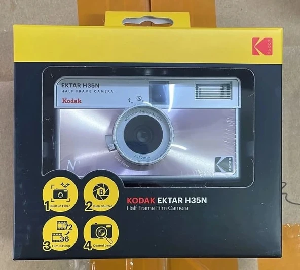 KODAK Ektar H35N Half Frame Fotoğraf Makinesi - Resim 11