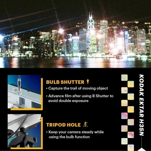 KODAK Ektar H35N Half Frame Fotoğraf Makinesi - 3