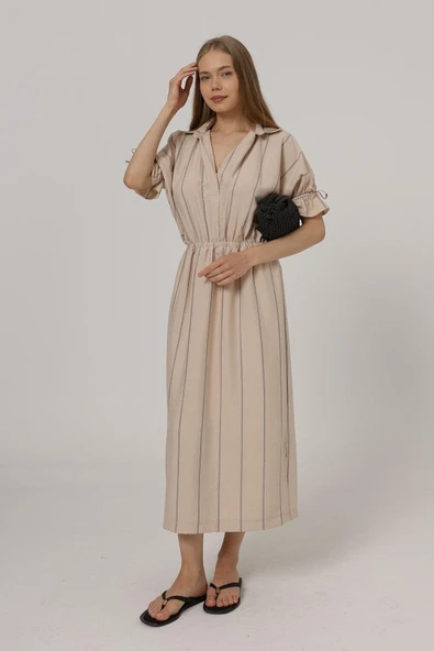 Beli Lastikli Elbise - Taş ürün görseli