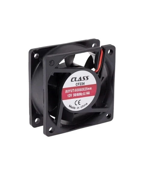Class CF 234 60X60X25 DC 12V Aksiyel Fan ürün görseli 1