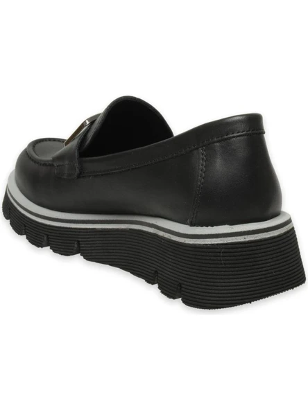 MAMMAMİA D25YA-3760  LOAFER DERİ KADIN AYAKKABI - Resim 4