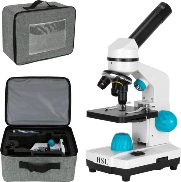 HSL 40X-2000X Bileşik Monoküler Mikroskop - Resim 7