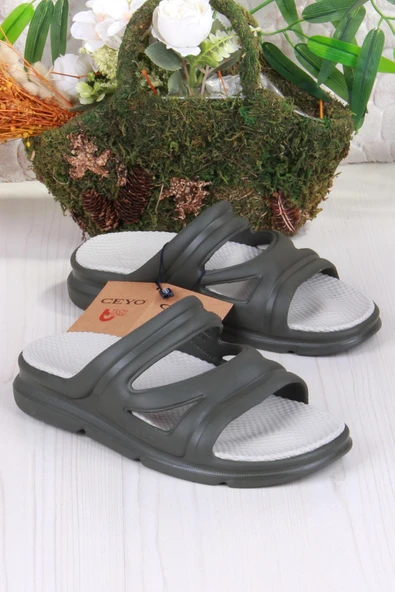 Ceyo Olympos Anatomik Suya Dayanıklı Eva Terlik Erkek Terlik - Resim 11