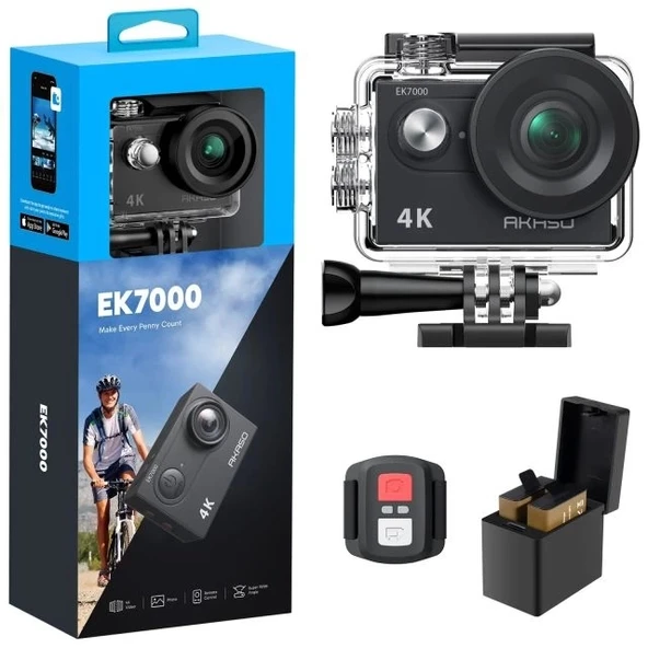 AKASO EK7000 4K30FPS 20MP Ultra HD Sualtı Aksiyon Kamerası - 1