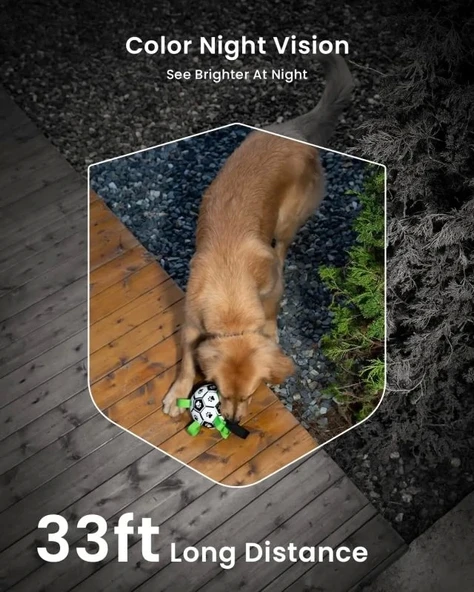 ieGeek Kablosuz Pille Çalışan WiFi Güvenlik Kamerası - Resim 3