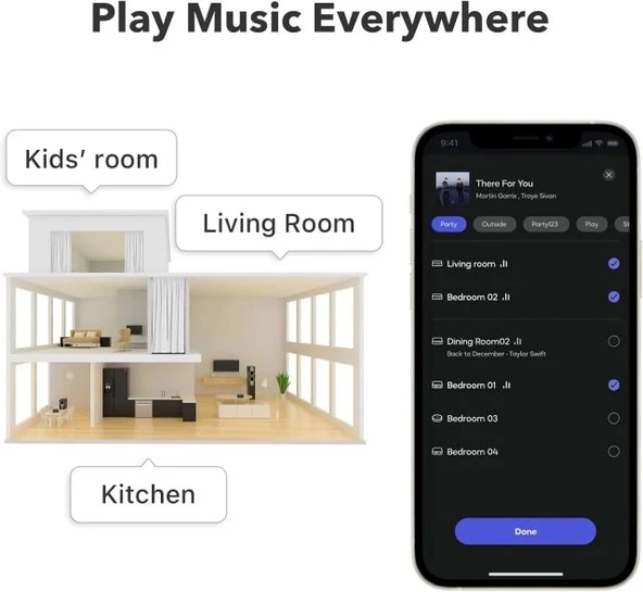 WiiM Pro AirPlay 2 - WiFi Çok Odalı Yayıncı Chromecast - Resim 7