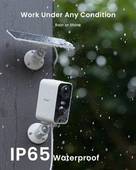 ieGeek Kablosuz Pille Çalışan WiFi Güvenlik Kamerası - Resim 7