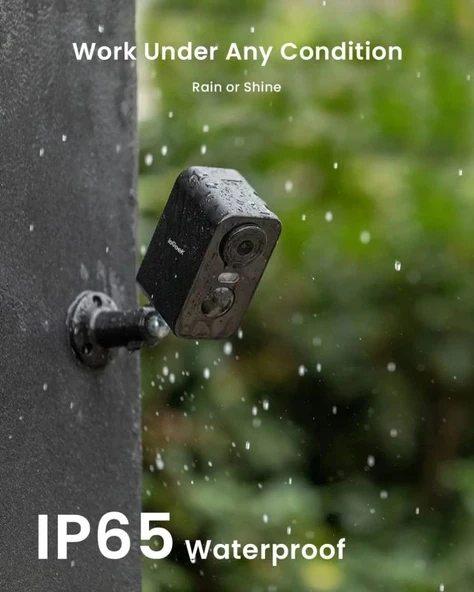 ieGeek Kablosuz Pille Çalışan WiFi Güvenlik Kamerası - Resim 9