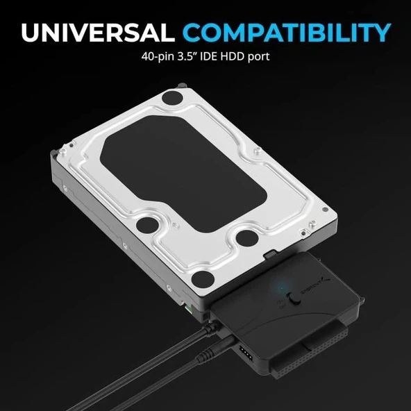 SABRENT USB SATA Harici Sabit Disk Soğutma Fanlı Lay Düz Yerleştirme İstasyonu - Resim 5