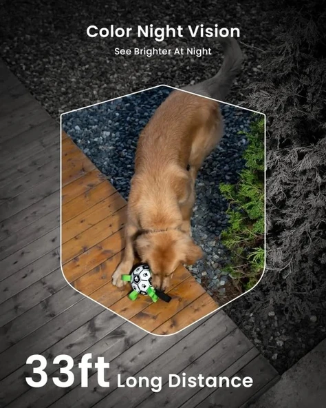 ieGeek Kablosuz Pille Çalışan WiFi Güvenlik Kamerası - Resim 2