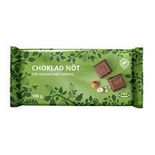 CHOKLAD NÖT fındıklı sütlü çikolata, 100 gr