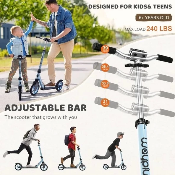 WAYPLUS Kick Scooter 6 Yaş ve Üzeri - 3