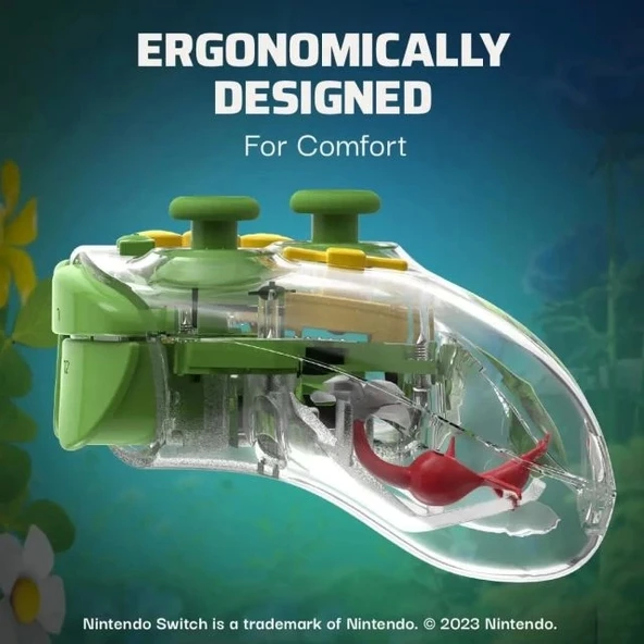 PDP REALMz Kablosuz Denetleyici - Nintendo Switch - Pikmin - Resim 7