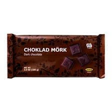 CHOKLAD MÖRK bitter çikolata, 100 gr ürün görseli