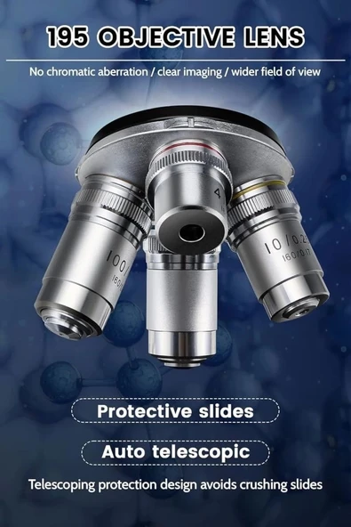 Crspexil 40X-5000X Bileşik Trinoküler Mikroskoplar - Resim 4