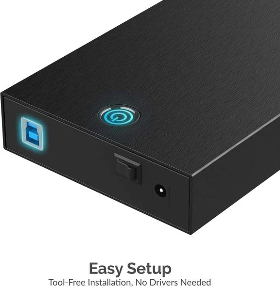 SABRENT USB 3.0 - SATA Harici Sabit Sürücü Lay-Flat Bağlantı İstasyonu - Resim 9