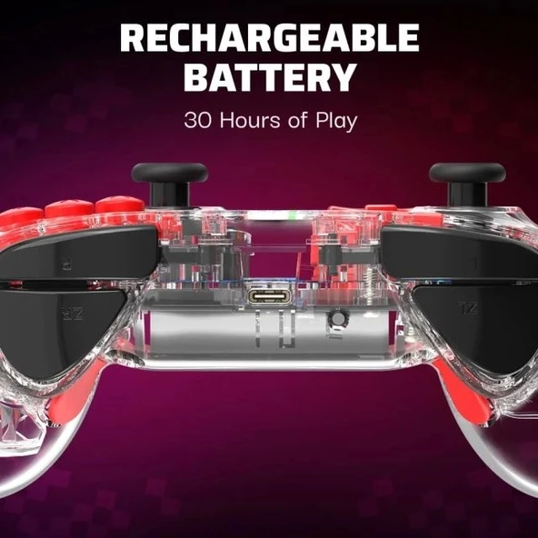 PDP REALMz Kablosuz Denetleyici - Nintendo Switch - Pikmin - Resim 6