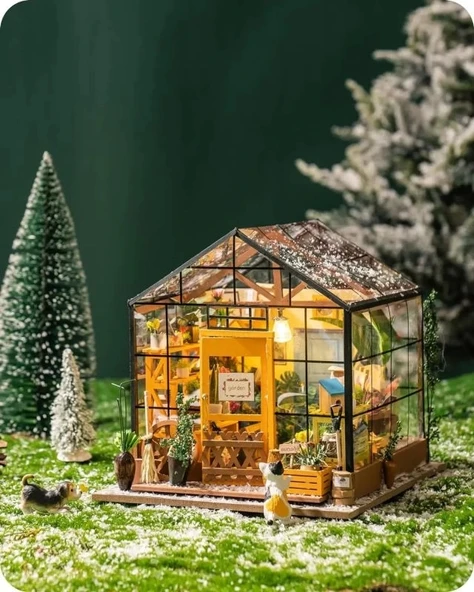Rolife DIY Minyatür Rahat Mutfak Ev Seti - 2