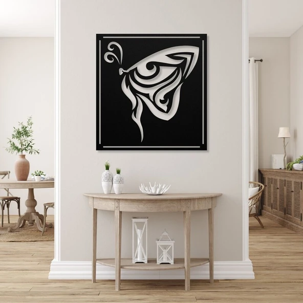 Kelebek Modern Tasarımlı Dekoratif dekor tablo ürün görseli