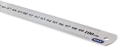 Mas Cetvel Çelik 100 CM 2400 - 2