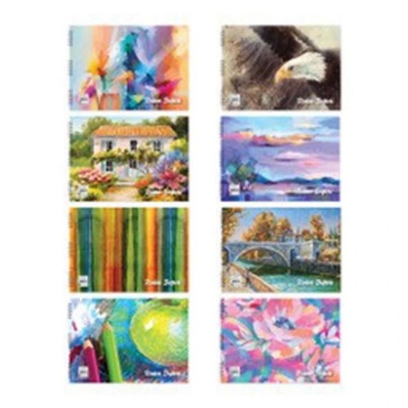 Keskin 304415-99 Spiralli Basic Resim Defteri 23x35 ürün görseli