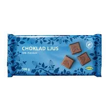 CHOKLAD LJUS sütlü çikolata, 100 gr ürün görseli 1