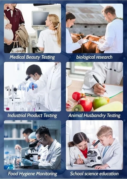 Crspexil 40X-5000X Bileşik Trinoküler Mikroskoplar - Resim 5