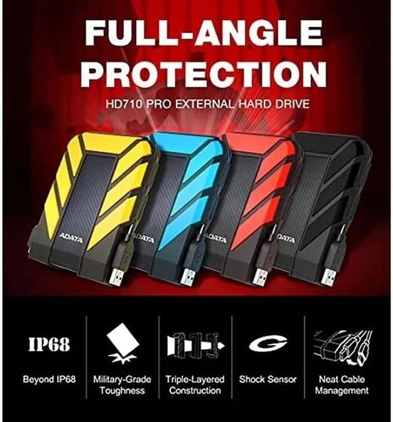 ADATA HD710 Pro 5TB External Taşınabilir Sürücü - 7