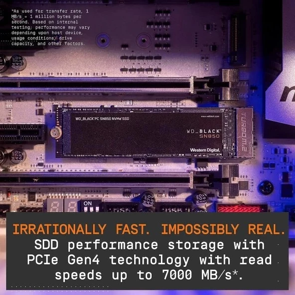 WD_BLACK 1 TB SN850 NVMe Dahili Oyun SSD Kartı - Resim 4