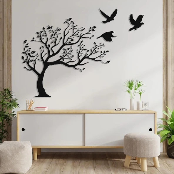 Ağac Dekoratif modern Ahşap dekor tablo ürün görseli