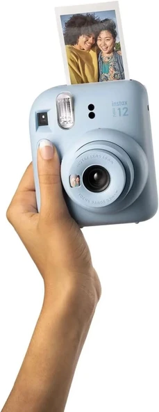 Fujifilm Instax Mini 12 Anlık Fotoğraf Makinesi/ Minimate Özel Kılıf/20 Sayfa/İkili Paket - Mavi - Resim 7