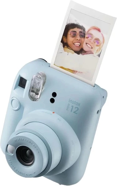 Fujifilm Instax Mini 12 Anlık Fotoğraf Makinesi/ Minimate Özel Kılıf/20 Sayfa/İkili Paket - Mavi - Resim 6