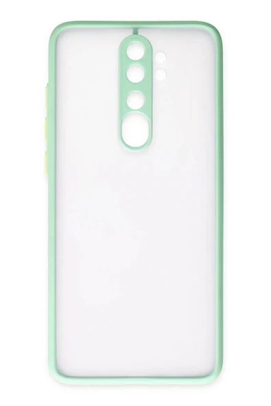 Xiaomi Redmi Note 8 Pro Kılıf Montreal Silikon Kapak - Turkuaz - 1