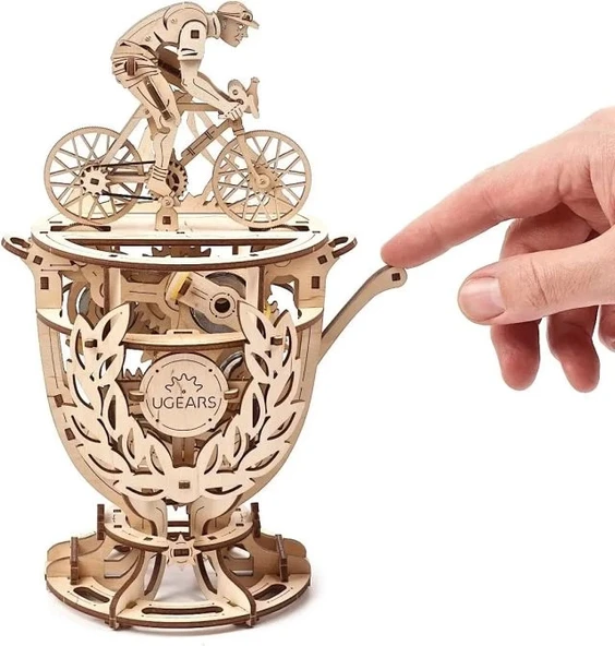 Ugears 3 Boyutlu Puzzle Bisikletçi - Resim 4