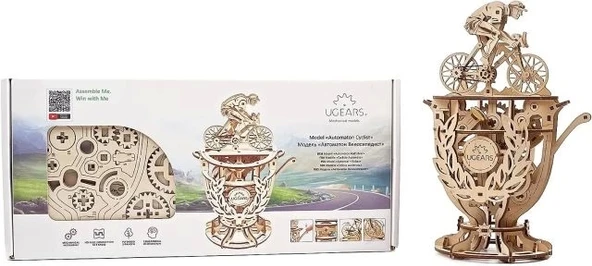 Ugears 3 Boyutlu Puzzle Bisikletçi - Resim 5