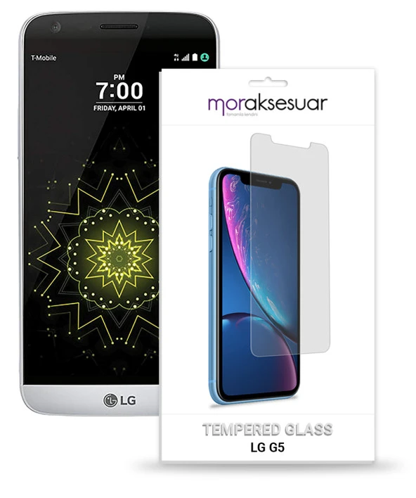 LG G5 Temperli Kırılmaz Cam Ekran Koruyucu Sert