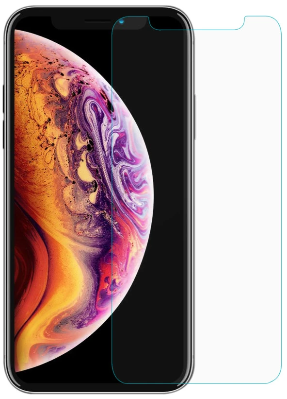 Apple iPhone XS Max Temperli Kırılmaz Cam Ekran Koruyucu Sert - 2