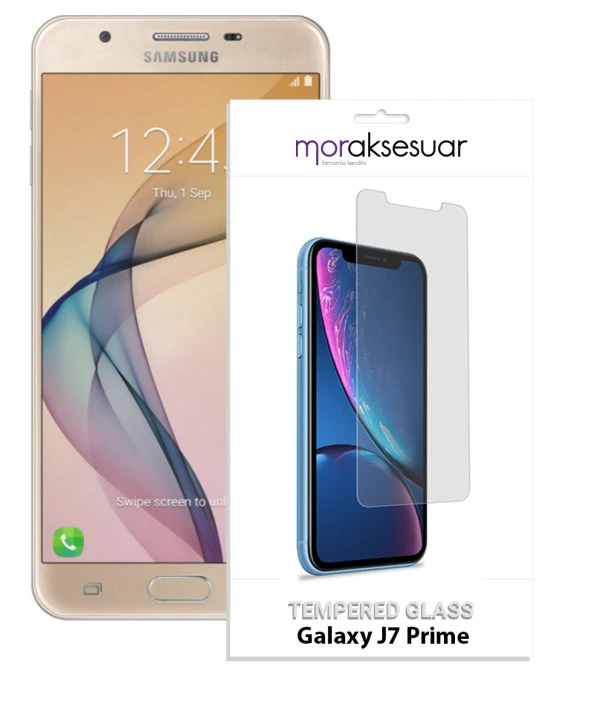 Samsung Galaxy J7 Prime Temperli Kırılmaz Cam Ekran Koruyucu Sert