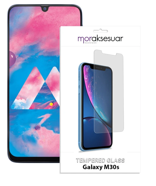 Samsung Galaxy M30s Temperli Kırılmaz Cam Ekran Koruyucu Sert