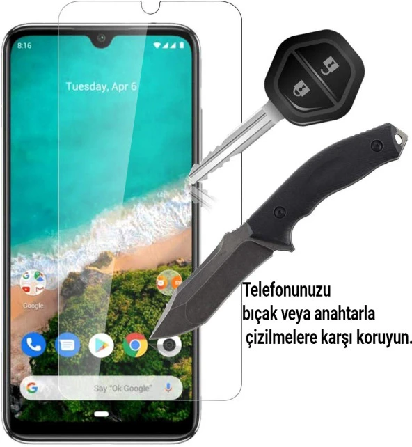 Xiaomi Mi 9 Temperli Kırılmaz Cam Ekran Koruyucu Sert - 4