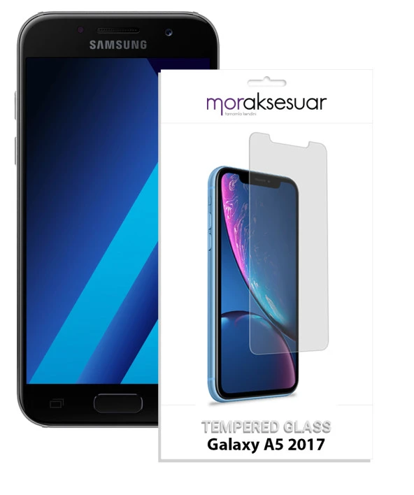 Samsung Galaxy A5 2017 Temperli Kırılmaz Cam Ekran Koruyucu Sert