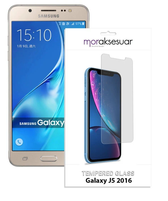 Samsung Galaxy J5 2016 Temperli Kırılmaz Cam Ekran Koruyucu Sert