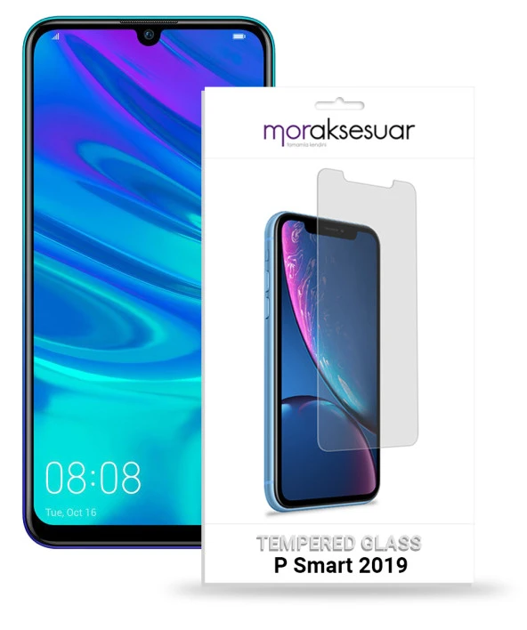 Huawei P Smart 2019 Temperli Kırılmaz Cam Ekran Koruyucu Sert