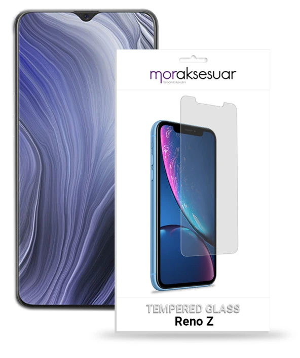 Oppo Reno Z Temperli Kırılmaz Cam Ekran Koruyucu Sert