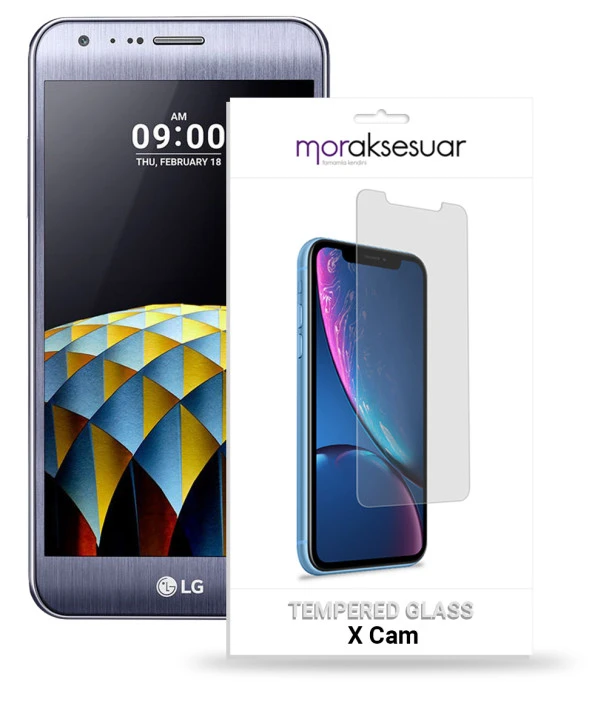 Lg X Cam Temperli Kırılmaz Cam Ekran Koruyucu Sert