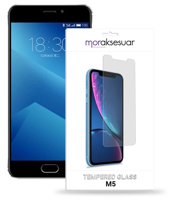 Meizu M5 Temperli Kırılmaz Cam Ekran Koruyucu Sert