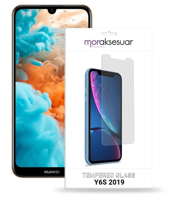 Huawei Y6S 2019 Temperli Kırılmaz Cam Ekran Koruyucu Sert