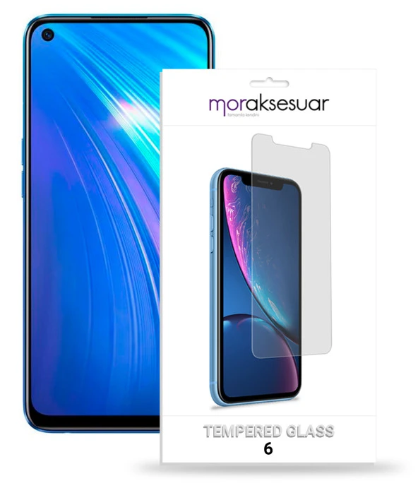 Realme 6 Temperli Kırılmaz Cam Ekran Koruyucu Sert